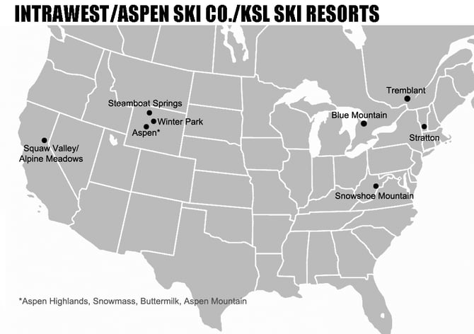 Aspen Ski Company & KSL Purchase Steamboat and many other ski areas..