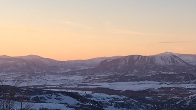 Snow and Sunsets for Miles